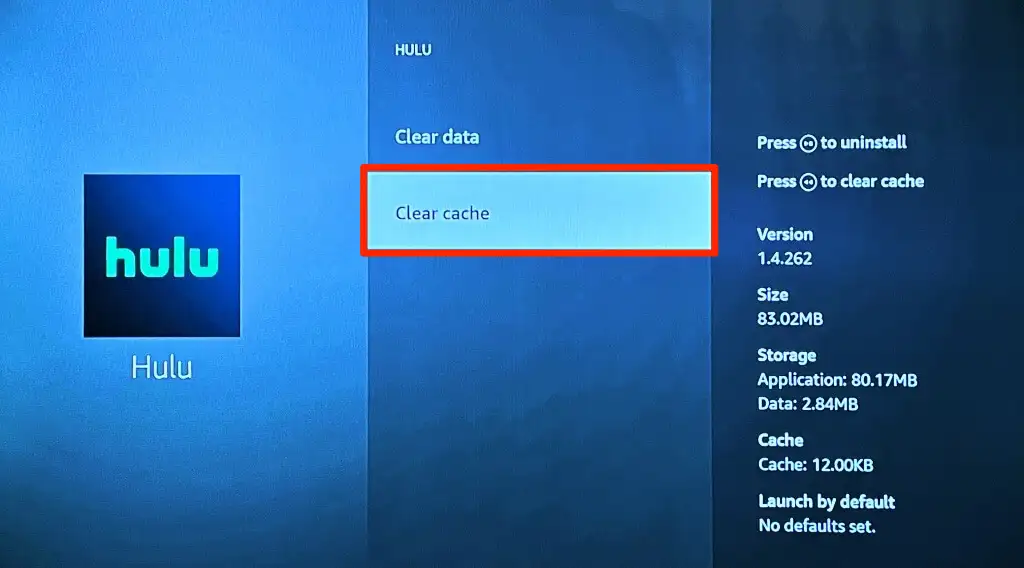 clear cache clear cache