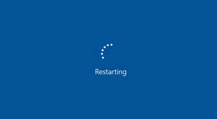 computer restarted computer restarted
