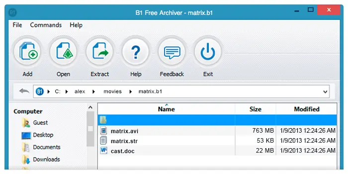 software for zip files