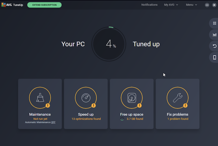 avg page tune up