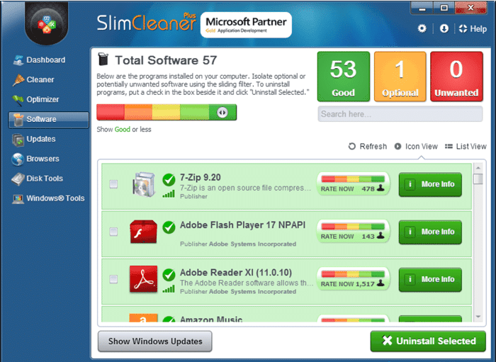 slimcleaner plus pc cleaning software