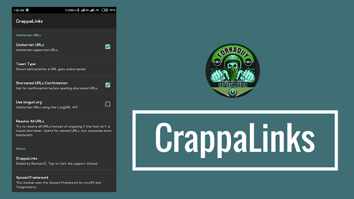 Crappalinks Framework Module