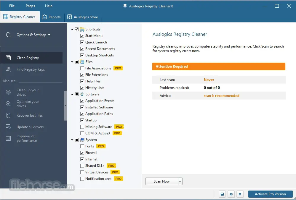 instal the new Auslogics Registry Cleaner Pro 10.0.0.4