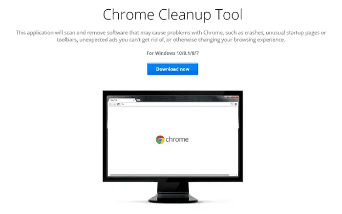 Chrome Cleanup Tool to solve Google Chrome error