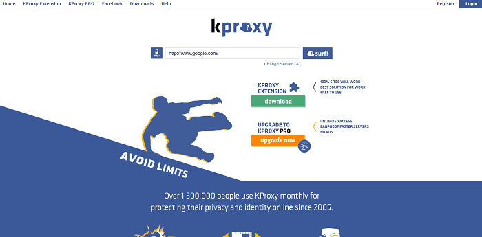 K Proxy Free Online Proxy Browser Services