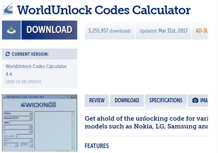 worldunlock codes calculator v5 systems