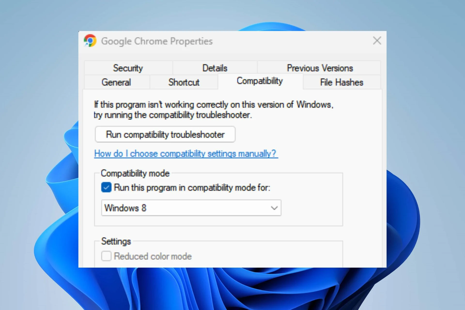 change compatibility for chrome os