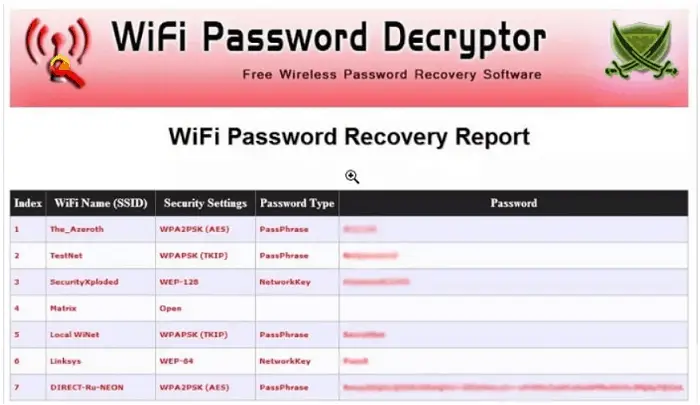 smartkey wifi password recovery