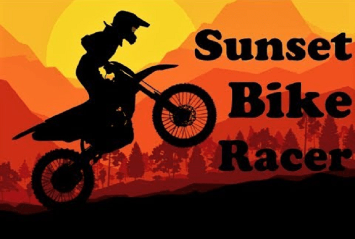 sunset bike racer