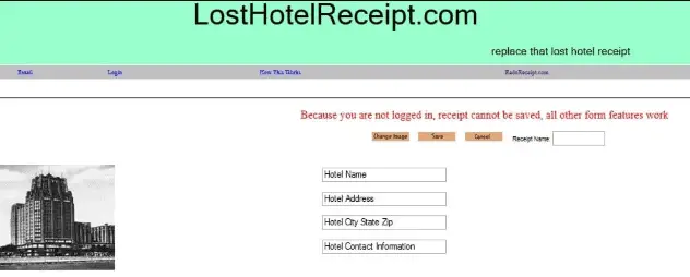 losthotelreceipt.com