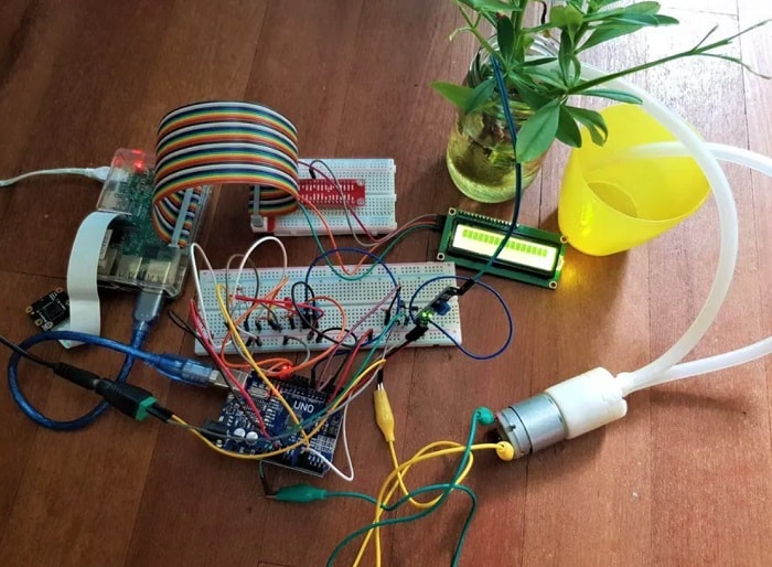 smart Plant Watering System raspberry pi project