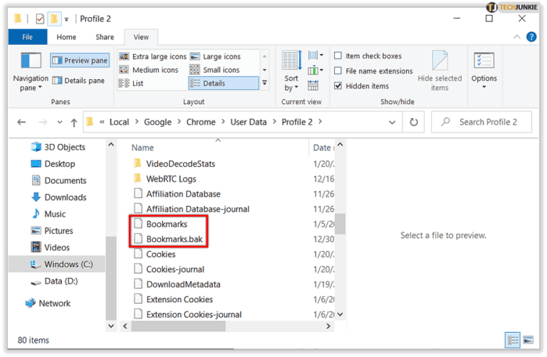 Where Does Chrome Store Bookmarks On Windows 10?