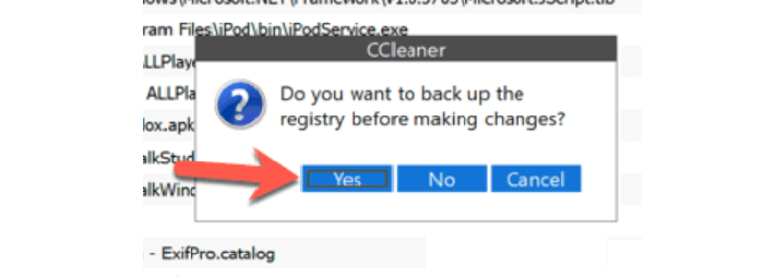 yes broken registry item