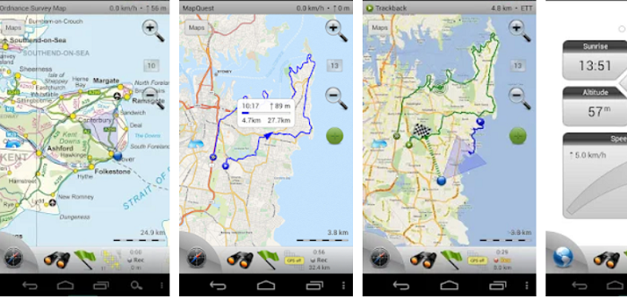 Maverick Pro compass apps for Android phones