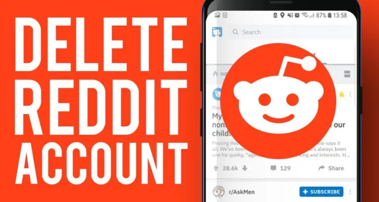 how to delete reddit account on app
