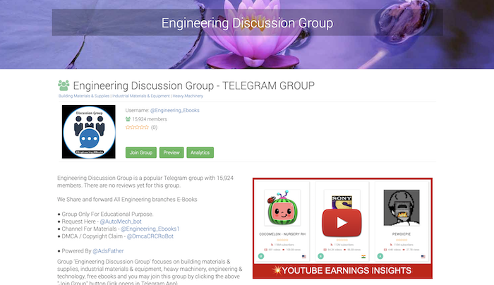 join telegram directory group