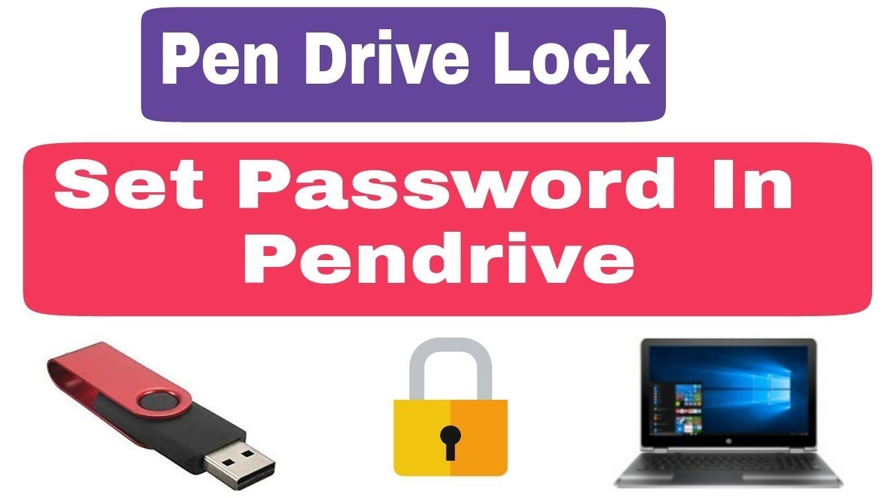 set password in pen drive