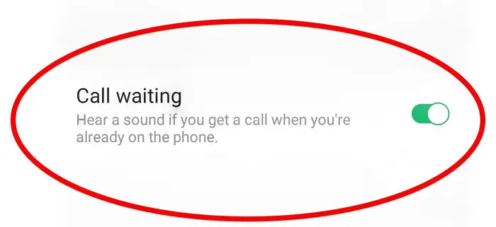 call waiting