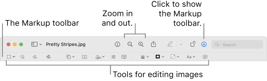 preview markup toolbar