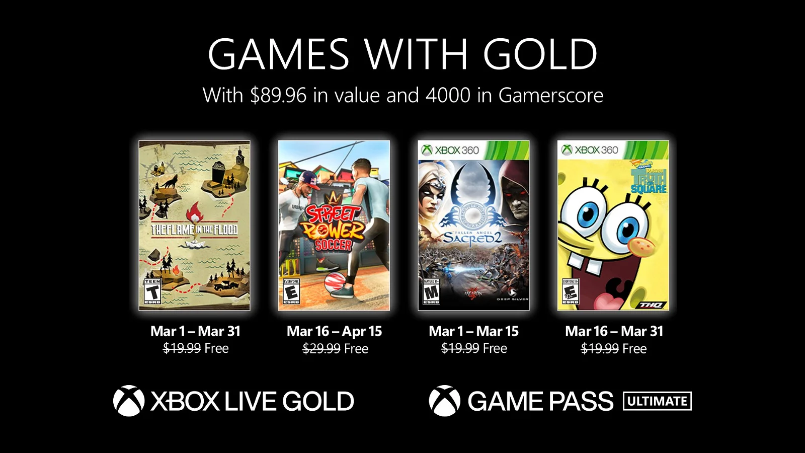 xbox gold games