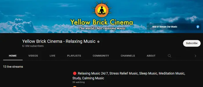 yellow brick cinema - relaxing music