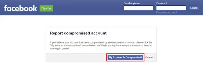 my account is compromised