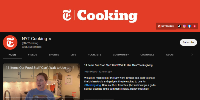 nyt cooking