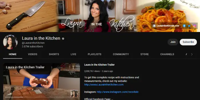 the kitchen with laura