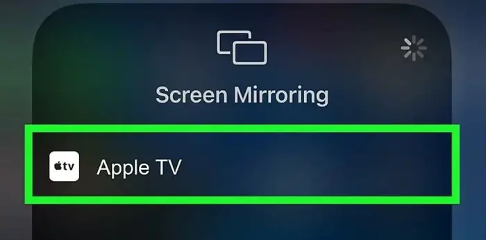 apple tv mirroring