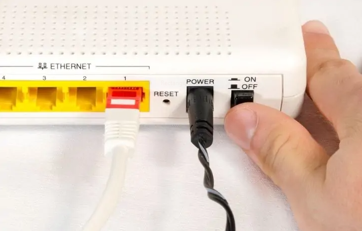 switch off router