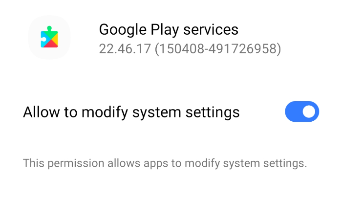 users change system settings