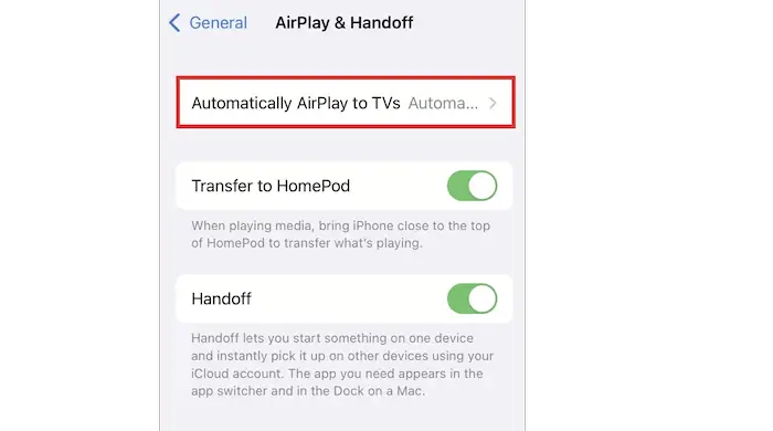 automatically airplay