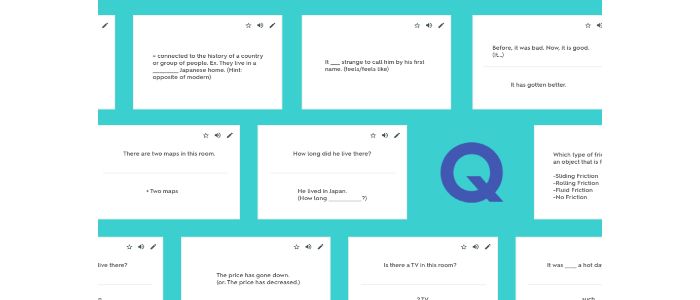 flashcards in quizlet