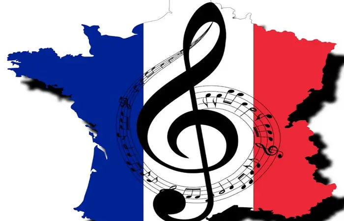 french thorugh music
