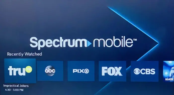 open spectrum tv and start streaming