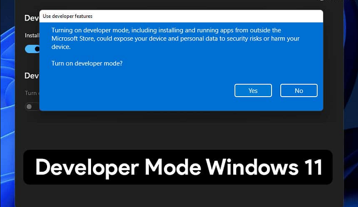 windows 11 developer mode