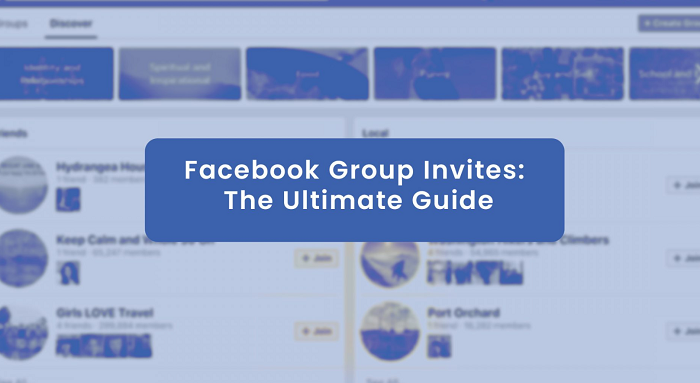 facebook group invites