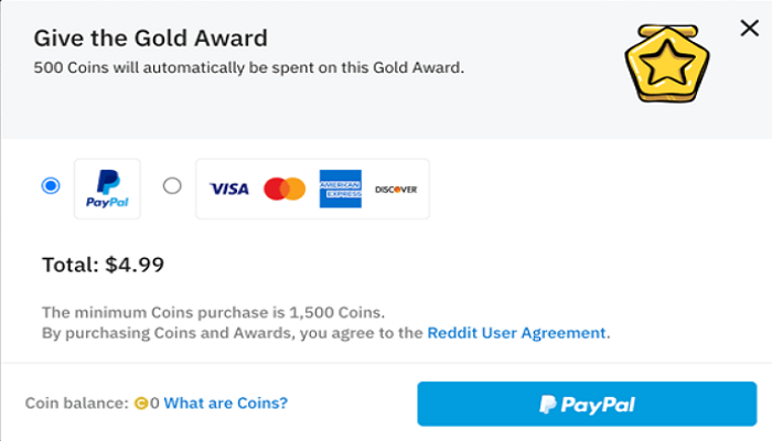 get reddit gold