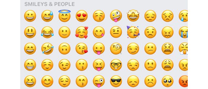 iphone emojis