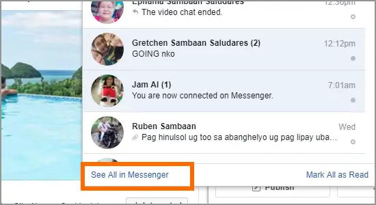 see all in messenger