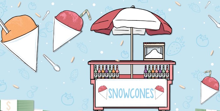 snow cone cart