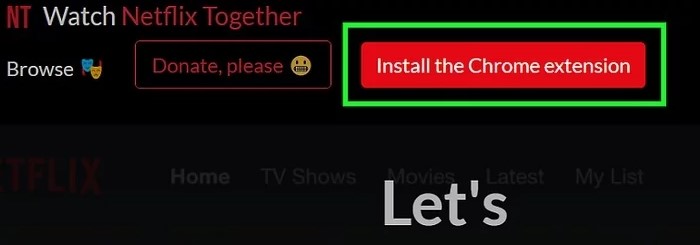 watch netflix together extension icon