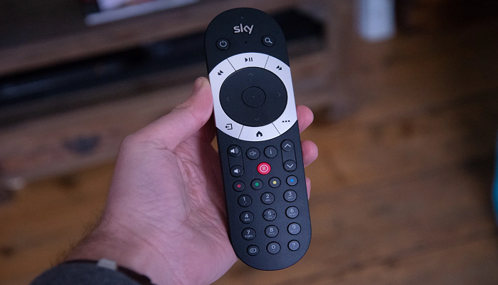 access settings with sky remote