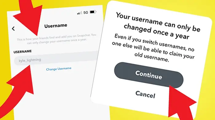 change your snapchat nickname once a year