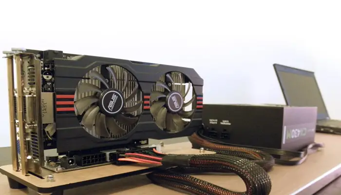 pair up with external graphic card