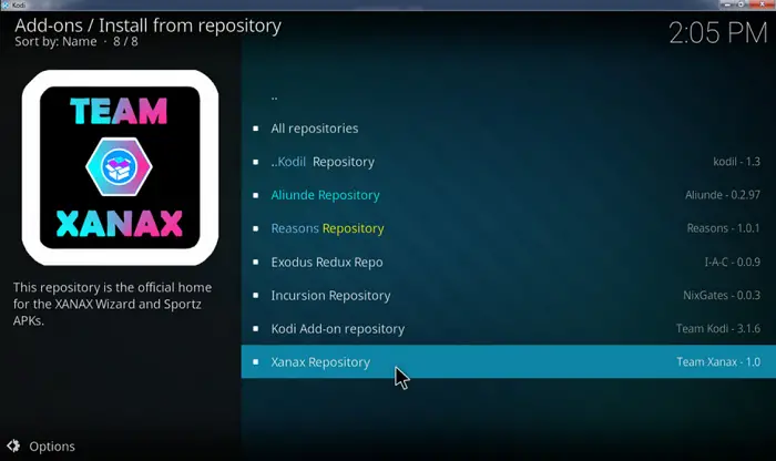 select xanax repository
