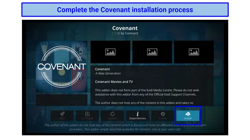 install covenant