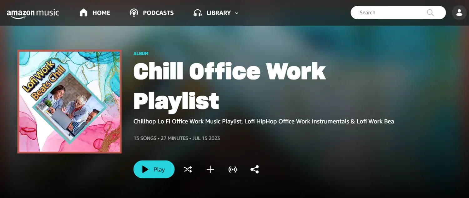 chill office playlist