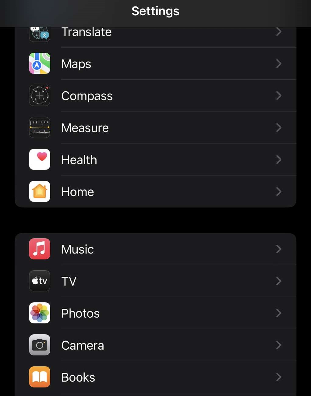 apps in iphone