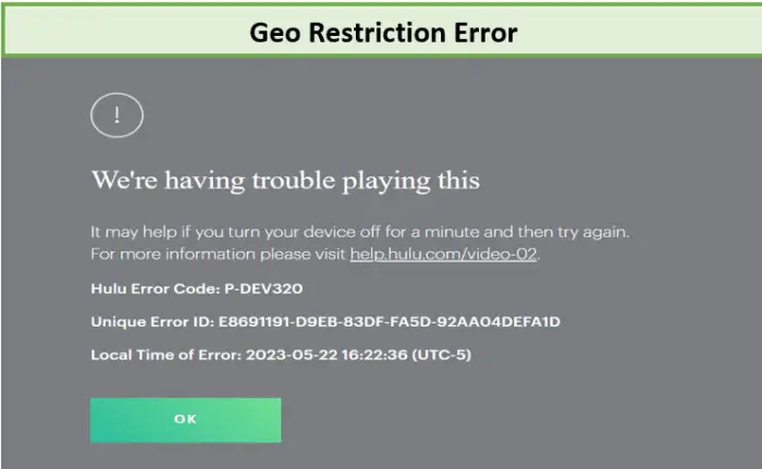 geo restriction